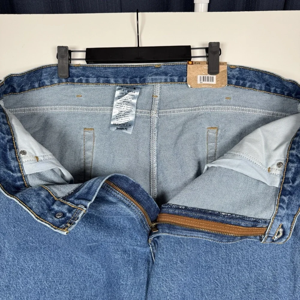 Carhartt B18 STW Traditional Fit Tapered Leg Jeans Men's 40x30 New With Tags